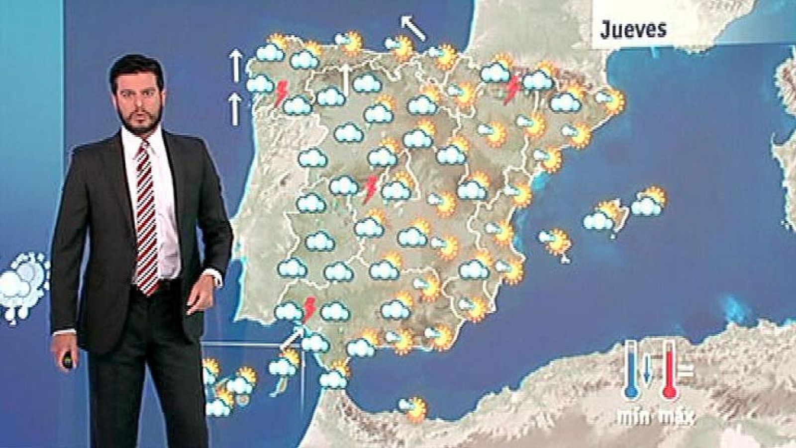 Lluvias en la mitad oeste de la Península y ligera bajada de temperaturas