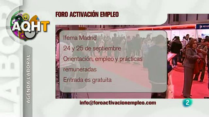 Aquí hay trabajo - Agenda Laboral: actividades gratuitas para desempleados