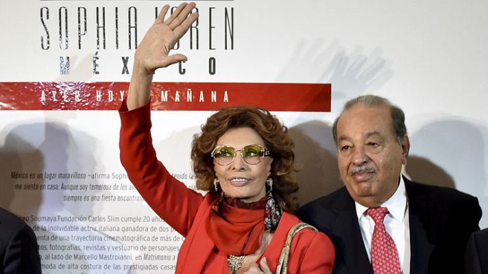 Telediario 1 - Sofía Loren celebra en México sus ocho décadas de vida
