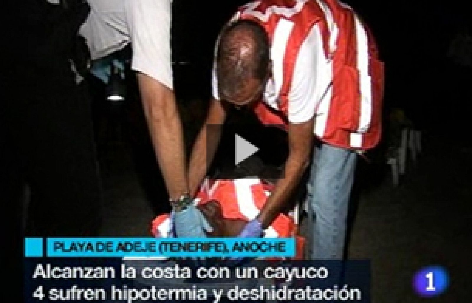 62 inmigrantes subsaharianos han llegado a medianoche a la costa de Adeje | Ver