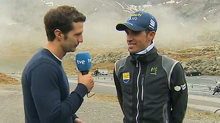 Telediario 1 - Contador, ausente en Ponferrada, desvela sus próximos objetivos