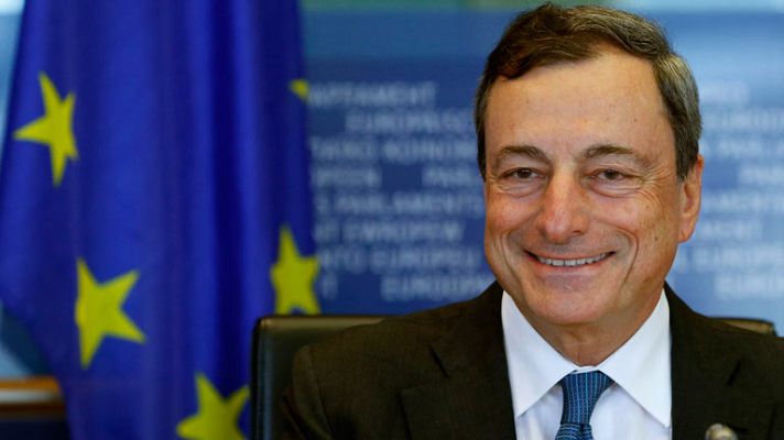 Telediario 1 - Draghi alerta de que la recuperación "pierde impulso"