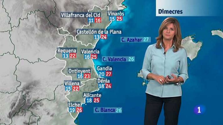 L'informatiu - Comunitat Valenciana - El tiempo en la Comunidad Valenciana - 23/09/14