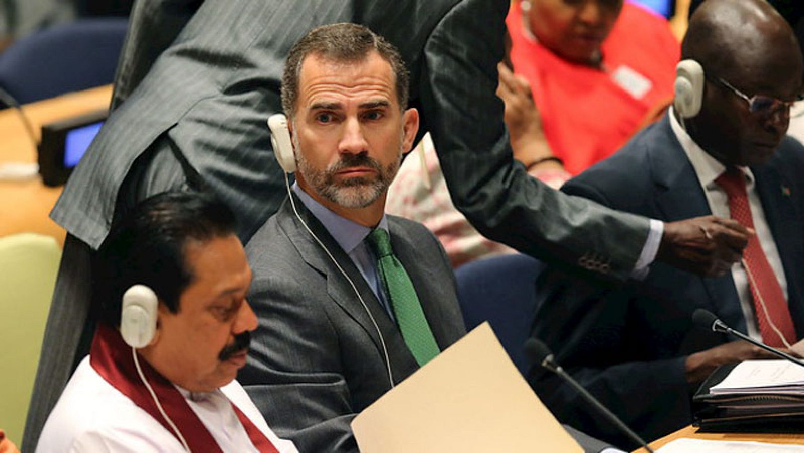 Felipe VI se reúne con Obama tras intervenir en la ONU en Nueva York