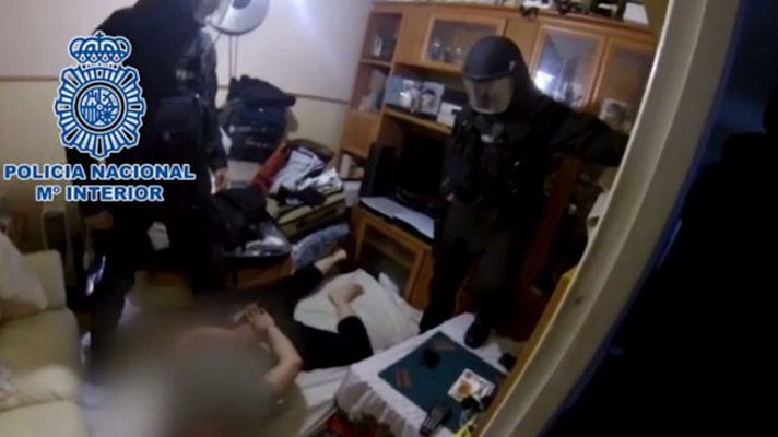 Telediario 1 - Así ha sido la detención del presunto pederasta