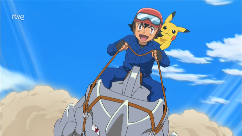 Giving chase at the rhyhorn race! - Pokémon XY en inglés | Watch