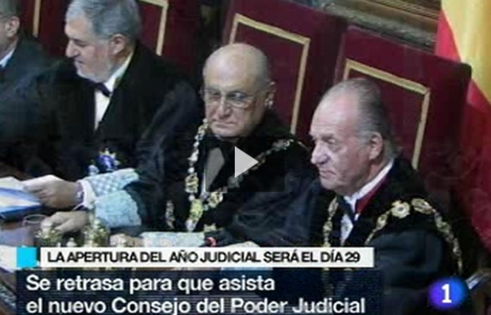 Se retrasa la apertura del año judicial por la renovación del Consejo del Poder Judicial | Ver