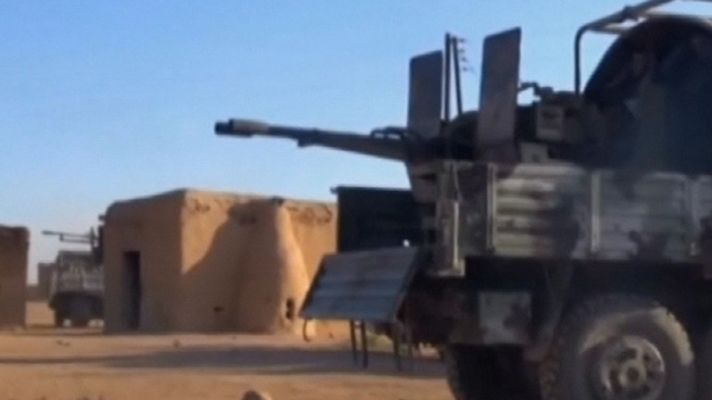 Telediario 1 - Se intensifican los ataques aéreos en Siria