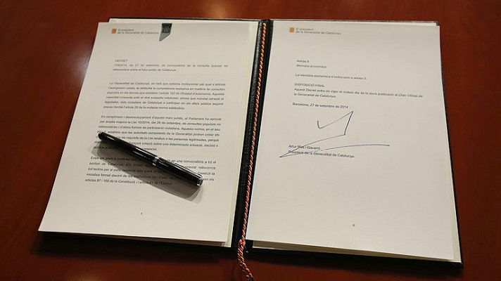 Informativo 24h - El Consejo de Estado dictaminará este domingo los recursos de la consulta catalana