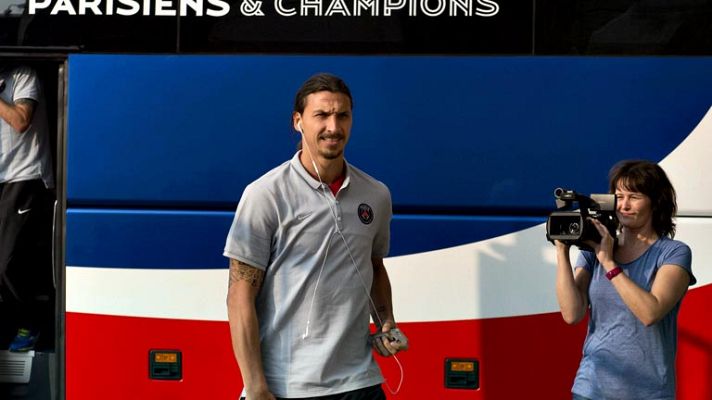 Telediario 1 - Ibrahimovic, baja ante el FC Barcelona por su lesión en el talón