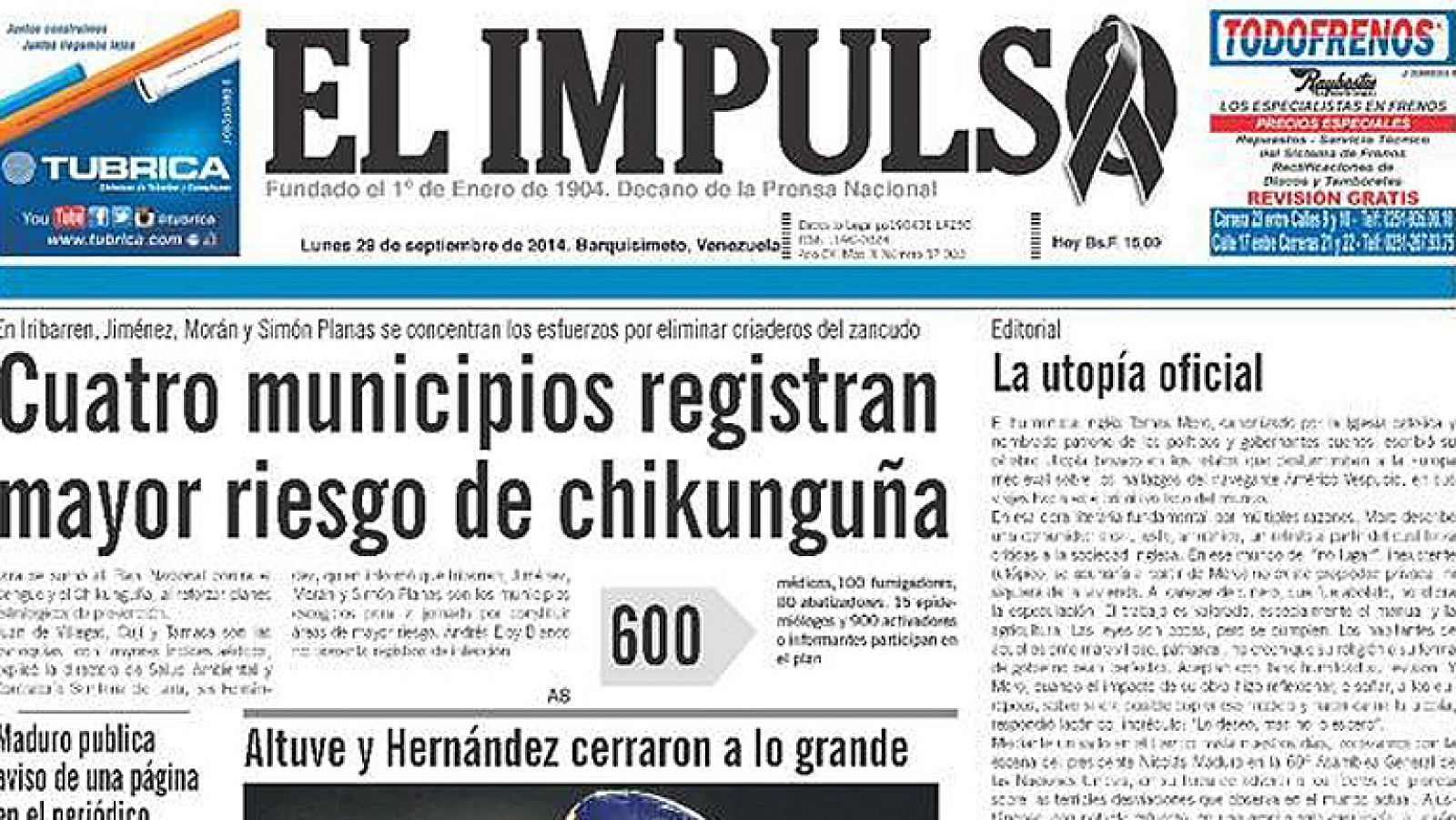 El periódico más antiguo de Venezuela deja de circular temporalmente por falta de papel | Ver