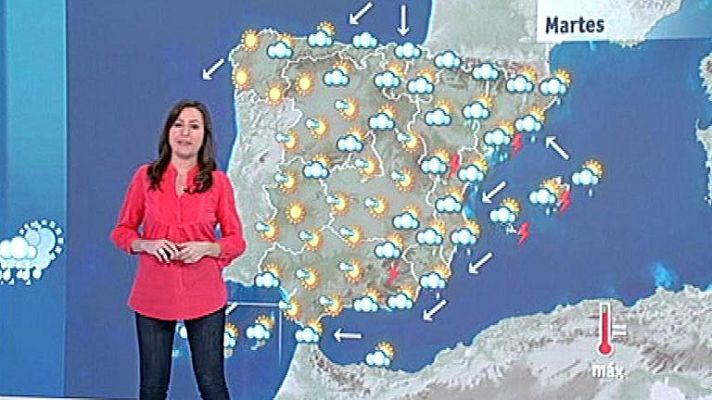 El tiempo - Lluvias en el este e intervalos nubosos en el resto