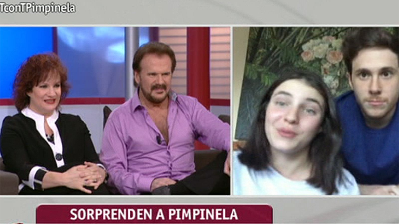 T con T - Los hijos de Pimpinela saludan a sus padres