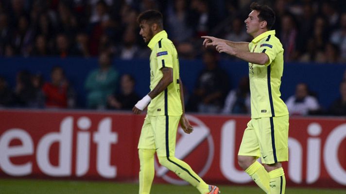 Champions League - Messi pone las tablas con un golazo de jugada colectiva (1-1)