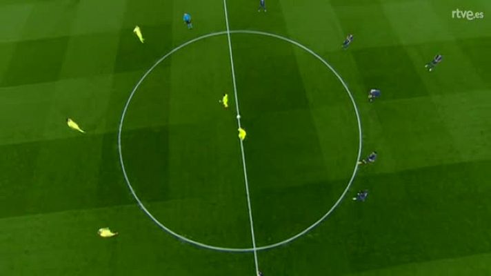 Champions League - Partido cámara aérea: Paris Saint Germain - FC Barcelona