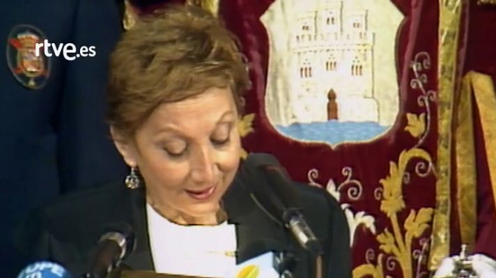 Premios Cervantes en el Archivo de RTVE - Discurso María Zambrano, Premio Cervantes 1988