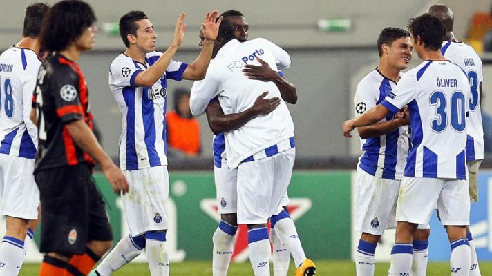 Telediario 1 - Totti silencia el Ciudad de Manchester y el Oporto empata en Ucrania