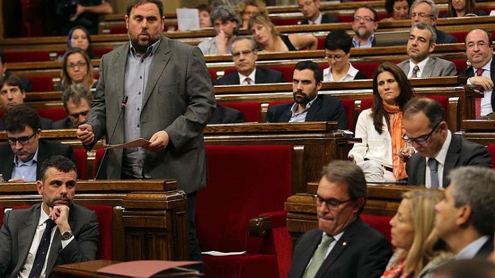 Telediario 1 - Convergencia se suma a la campaña por el 9N