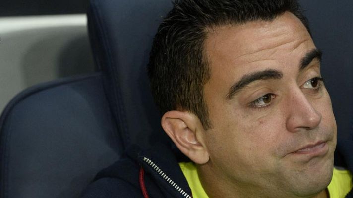 Telediario 1 - Xavi: "No me conformo con el rol de suplente"