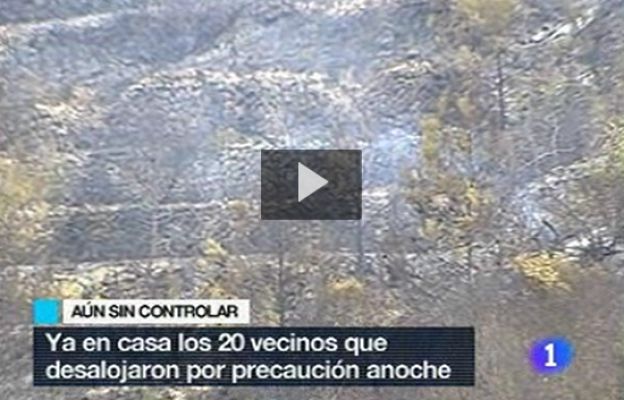  - Incendio en la Sierra de Mariola
