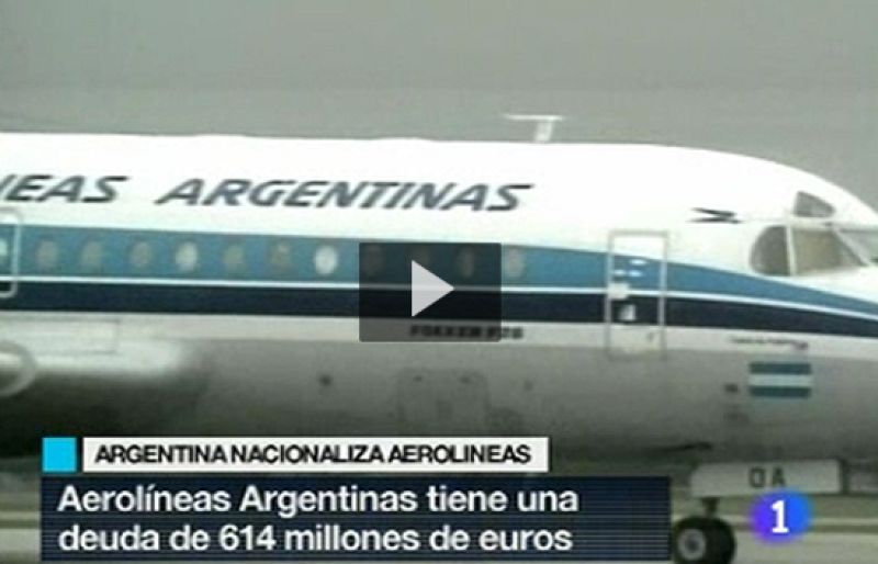 El Estado argentino se hará con el 94% de las acciones de Aerolíneas | Ver