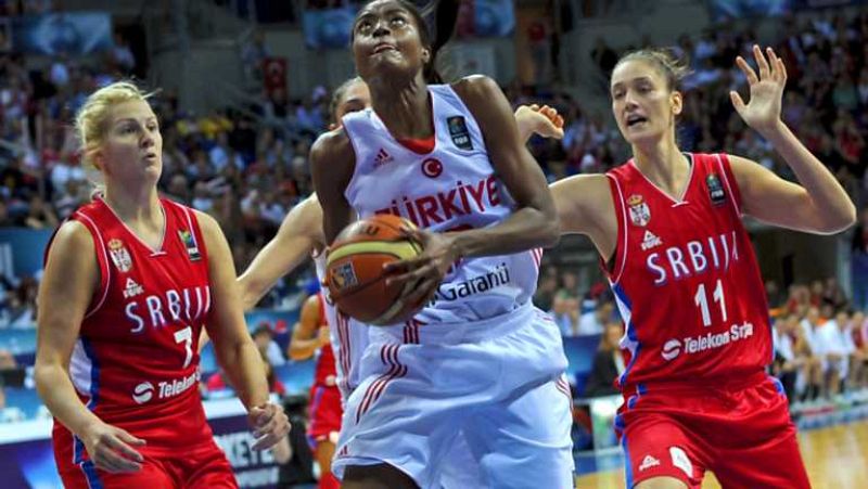 Baloncesto femenino - Campeonato del Mundo, cuartos de final: Turquía-Serbia