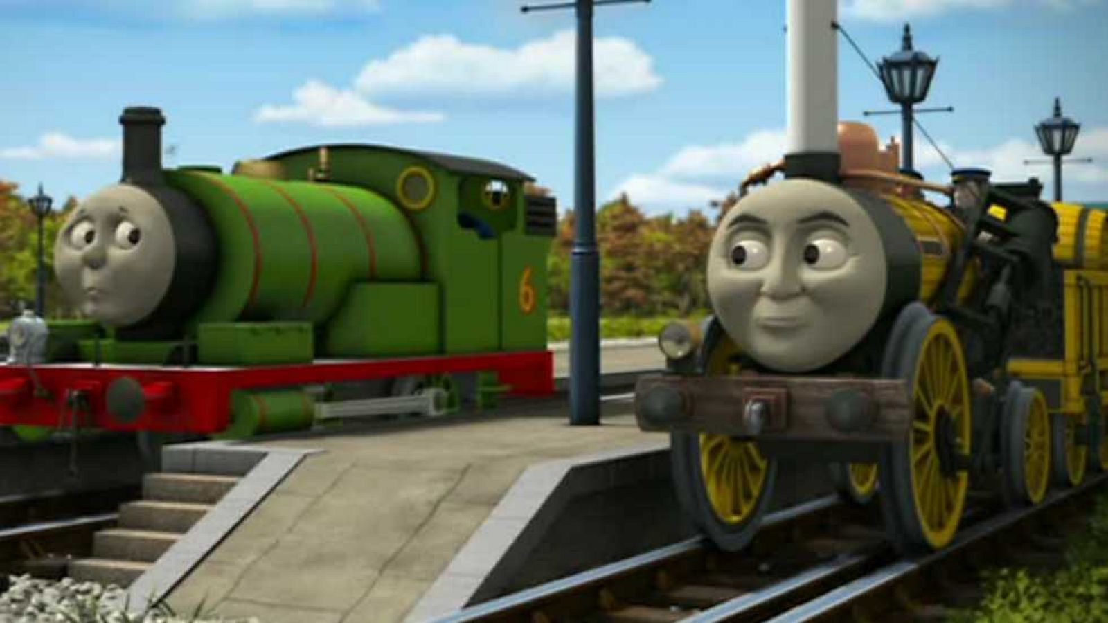 Un día de suerte para Percy - Thomas y sus amigos | Ver