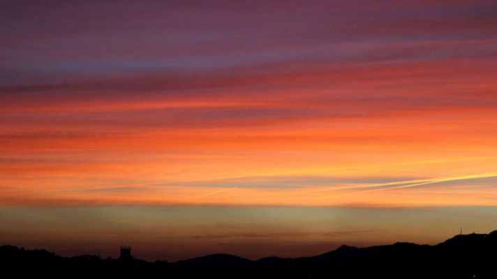 El tiempo - Lluvias fuertes en el oeste de Galicia y del Sistema Central