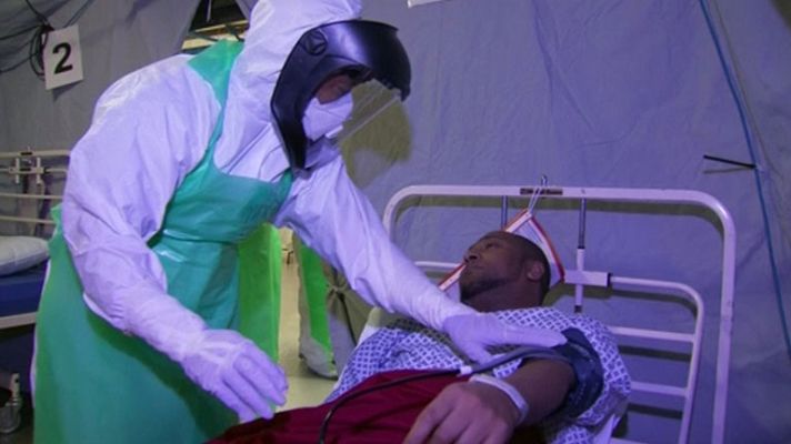 Telediario 1 - Un médico de Naciones Unidas da positivo por ébola
