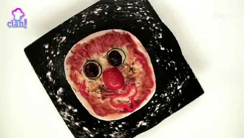 Receta Exprés - Pizza retrato - Cocina con Clan | Ver