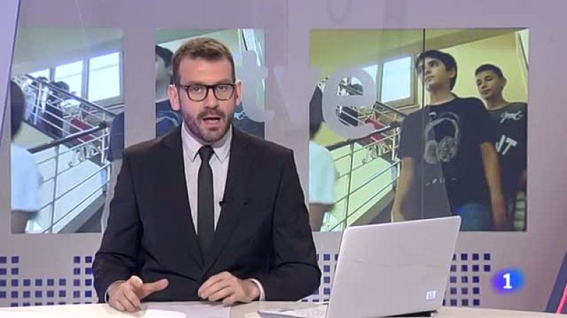 Simulacre en cas d'accident químic a l'escola Tecla Sala