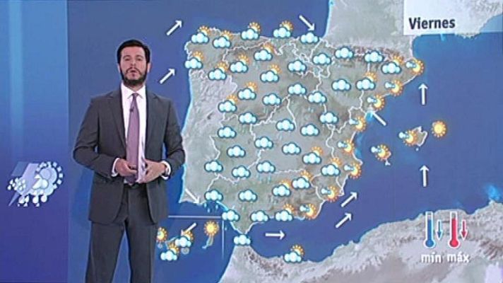 El tiempo - Lluvias intensas, de norte a sur, en el centro peninsular