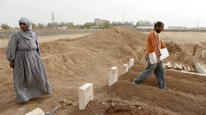 Telediario 1 - El Estado Islámico controla gran parte de Kobane