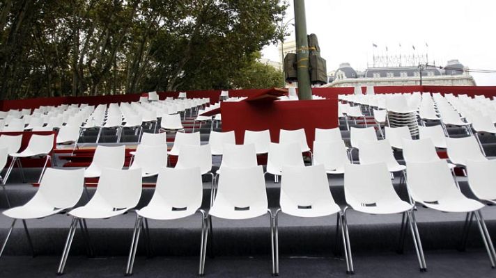Telediario 1 - Primer desfile del 12-O que presidirá Felipe VI como rey