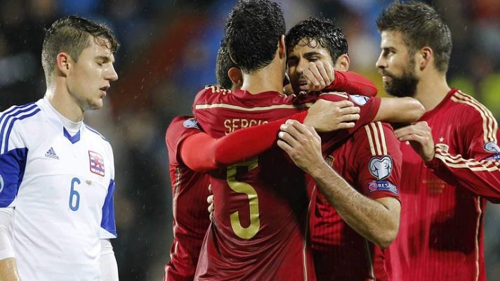 Eurocopa - Luxemburgo 0 - España 4