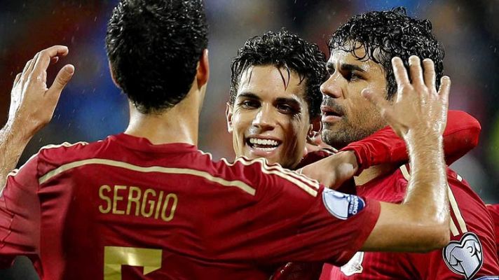 Telediario 1 - 514 minutos después, Costa se estrena con la selección española