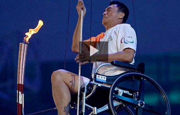  - Encendido del pebetero paralímpico