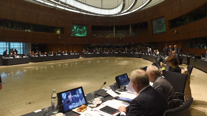 Telediario 1 - Los ministros de Economía y Finanzas de la UE descartan una tercera recesión en Europa