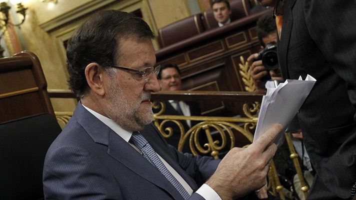 Telediario 1 - Rajoy dice que el problema del ébola "está encauzado"