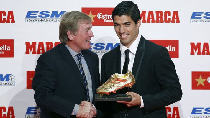Telediario 1 - Luis Suárez recibe su Bota de Oro