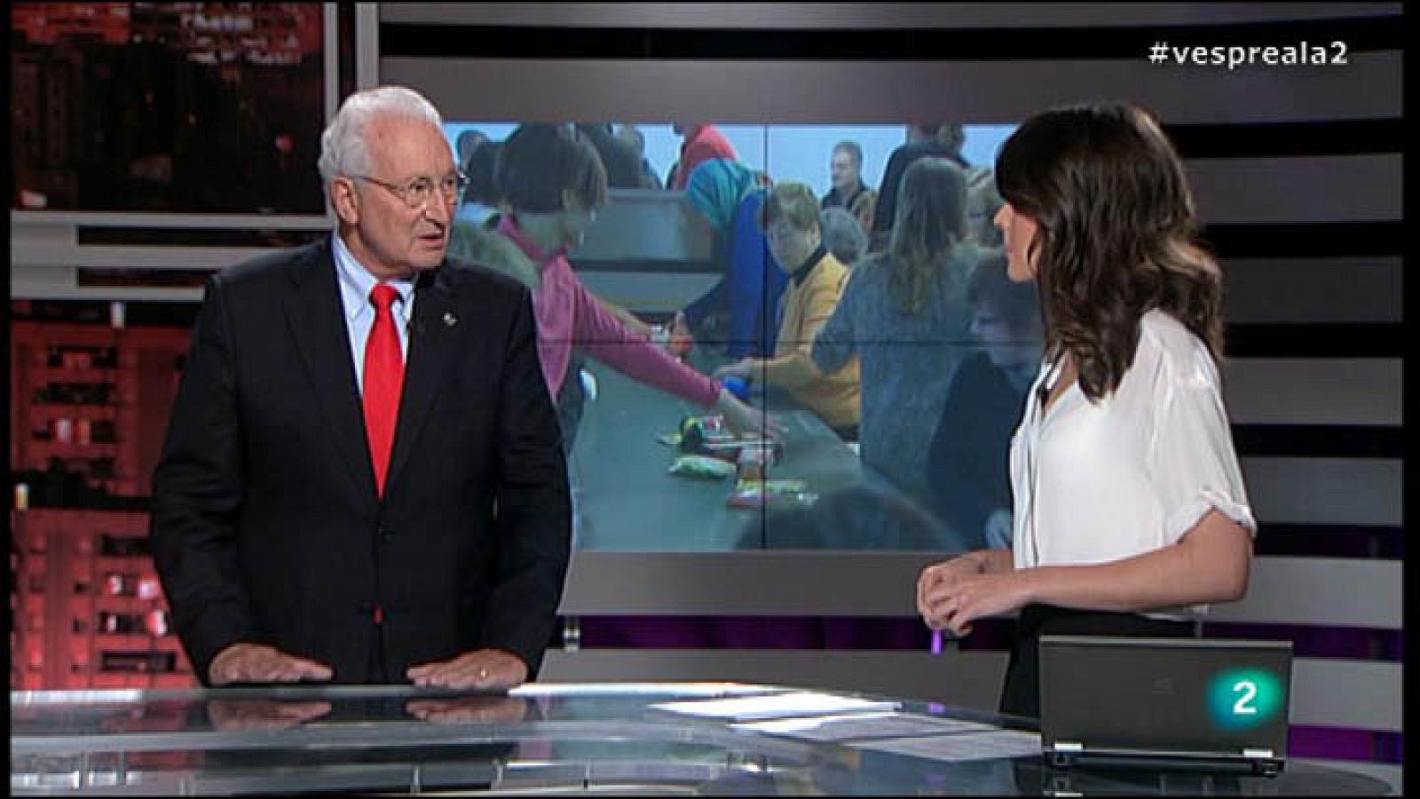 Vespre a La 2 - Entrevista a Eduard Arruga, el Gran Recapte