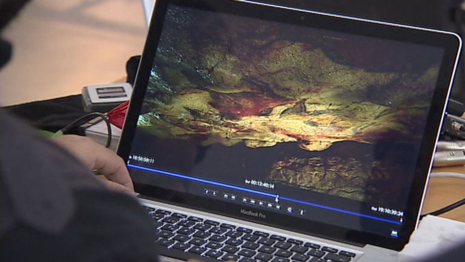 Ruedan en el interior de las cuevas de Altamira un documental en el que participa Televisión Española