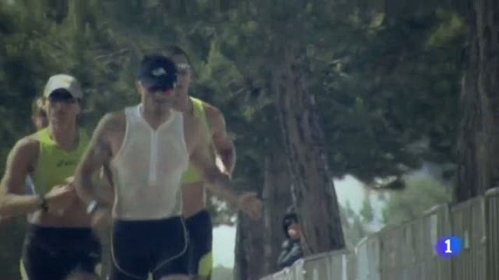 Telediario 1 - Cuando Luis Enrique colgó las botas por el atletismo