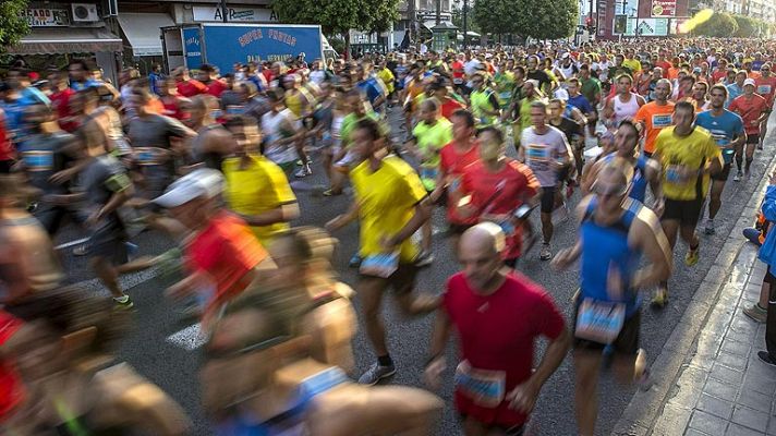 Telediario 1 - Que comer para rendir mejor en una maratón