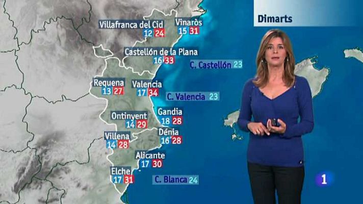 L'informatiu - Comunitat Valenciana - El tiempo en la Comunidad Valenciana - 20/10/14