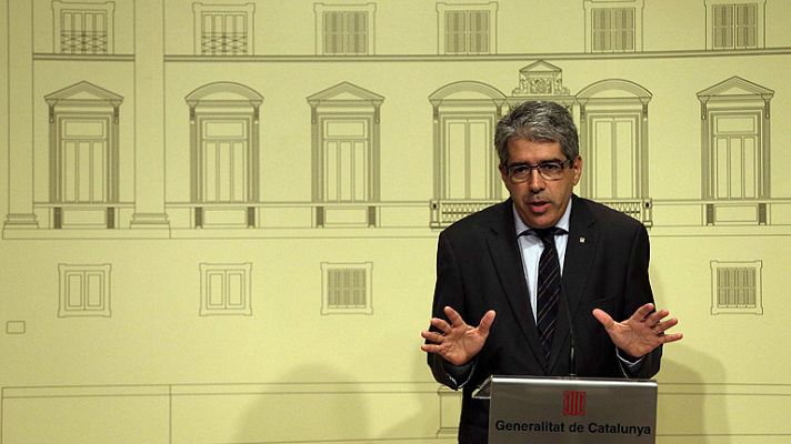 Telediario 1 - Acuerdo con la CUP para la consulta