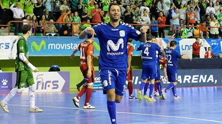 Telediario 1 - Las tres mejores jugadas de la jornada en Liga de fútbol sala