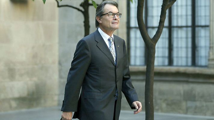 Telediario 1 - Artur Mas sigue sin desvelar si convocará elecciones