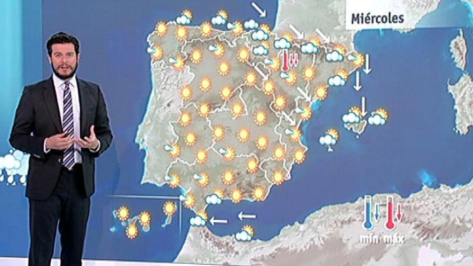 Jornada estable con viento y oleaje en el noreste