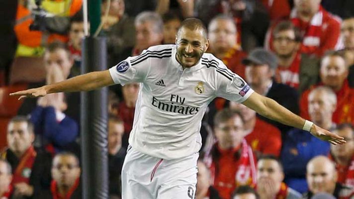 Champions League - Benzema amplía la cuenta con un difícil cabezazo (0-2)